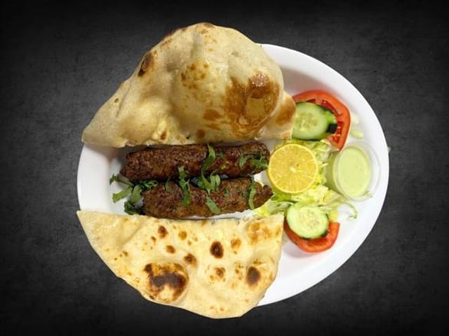 Beef Seekh Kabab Roll.